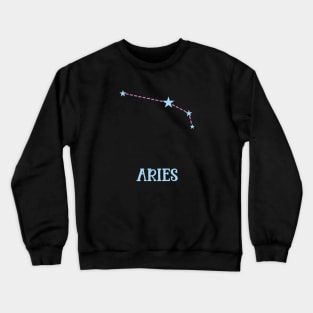 Aries Zodiac Sign Constellation Crewneck Sweatshirt